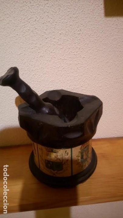 Coleccionismo: Mortero de madera - Foto 3