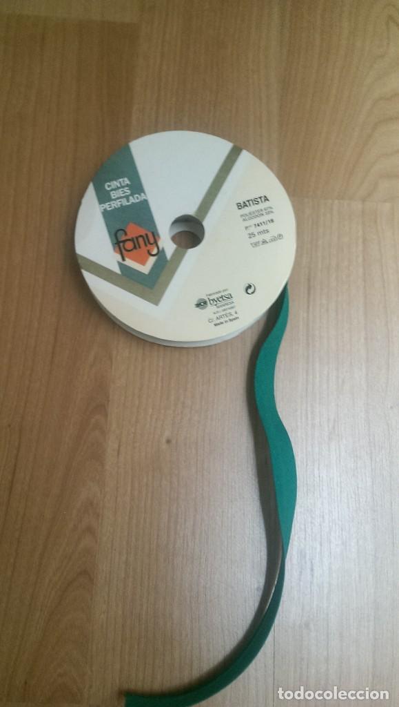 Sammeln: CINTA BIES PERFILADO BATISTA 18 MM. COLOR VERDE (1 METRO)