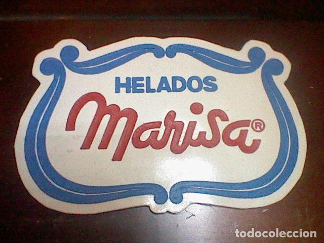 Coleccionismo: PARCHE GOMA HELADOS MARISA RUBBER LOGO VINTAGE A&Ntilde;OS 80 APROX. MUY RARO MATARO