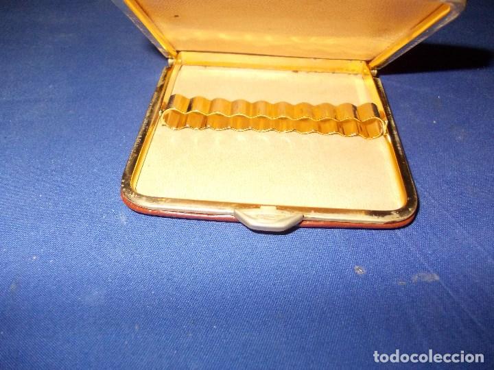 Coleccionismo: pitillera de piel - Foto 2
