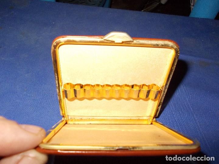Coleccionismo: pitillera de piel - Foto 3