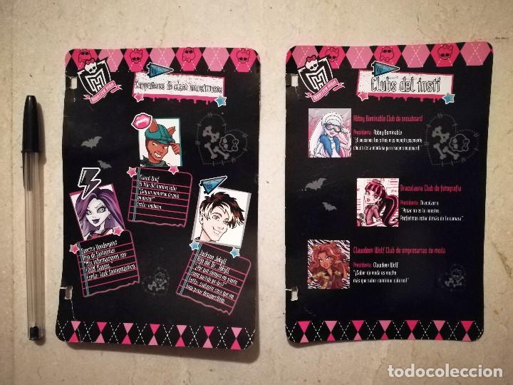 Coleccionismo: 2 TARJETAS COLECCIONABLES - MONSTER HIGH - INFANTIL - MATTEL 2011