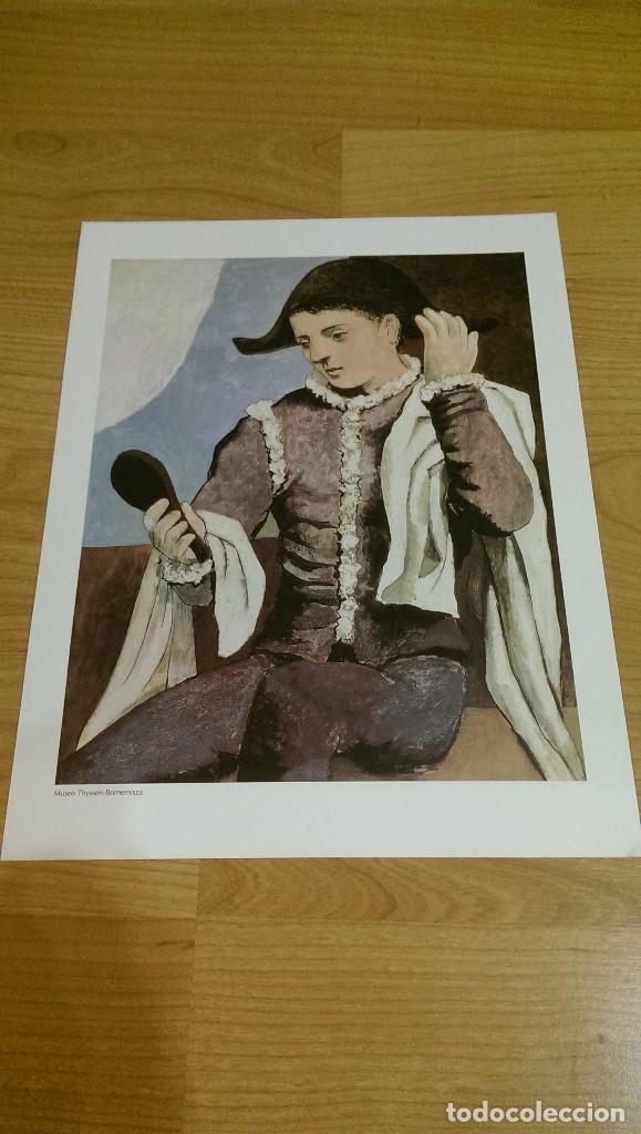 Coleccionismo: L&Aacute;MINA REPRODUCCI&Oacute;N &laquo;ARLEQU&Iacute;N CON ESPEJO&raquo; PABLO PICASSO. EDICI&Oacute;N &laquo;EL PA&Iacute;S&raquo;