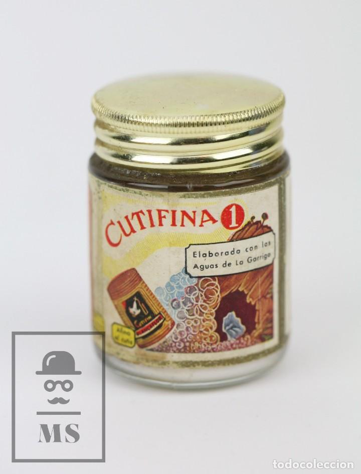 Coleccionismo: Antiguo Frasco / Tarro de Cosm&eacute;tico - Crema Cutifina Blancaflor - Blavi SL