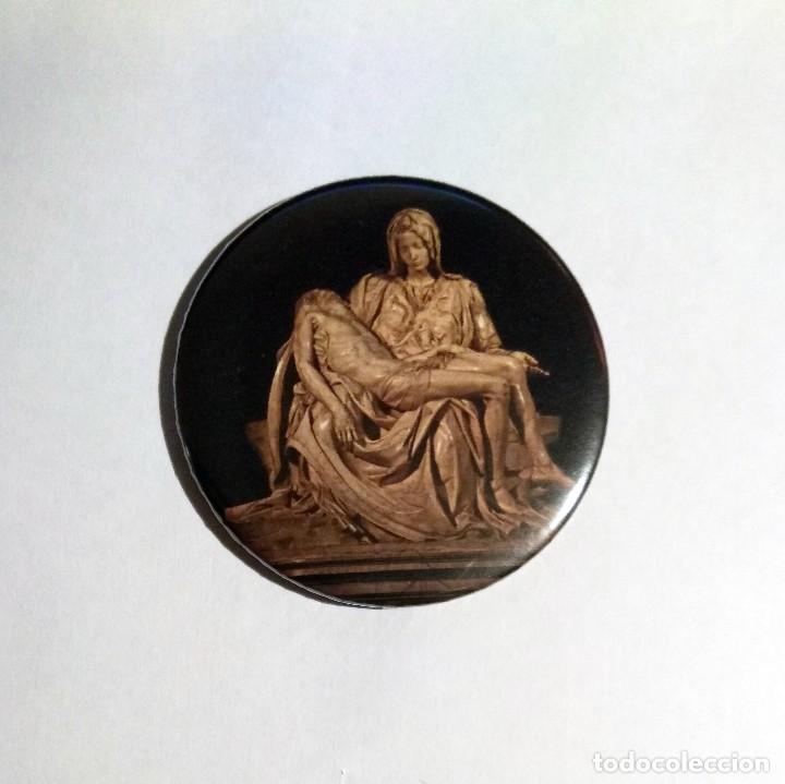 Coleccionismo: PIEDAD DEL VATICANO - MIGUEL ANGEL - IM&Aacute;N NEVERA 59MM
