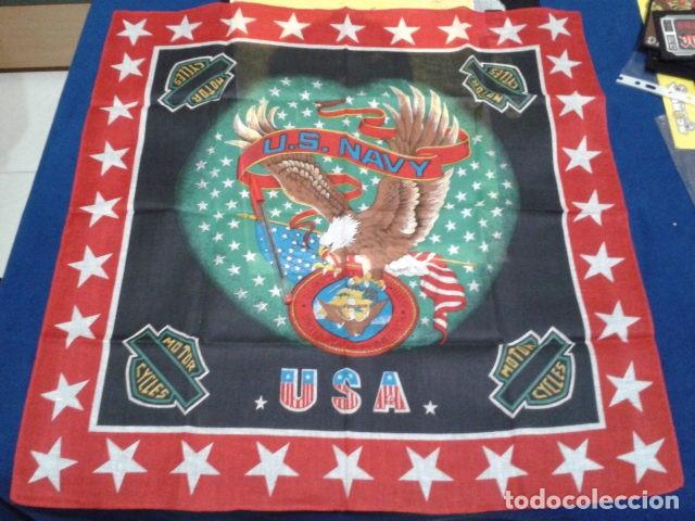 Coleccionismo: PA&Ntilde;UELO GRANDE MOTO ( MOTOR CYCLES USA ) ANTIGUO SIN USAR NUEVO