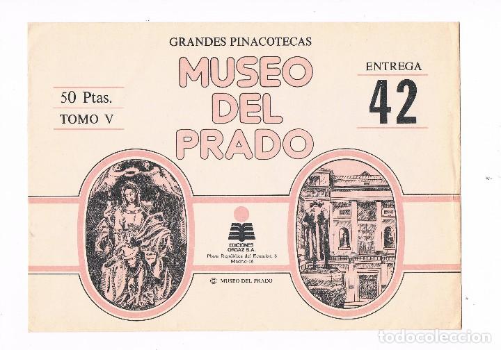 Coleccionismo: SOBRE LAMINAS GRANDES PINACOTECAS MUSEO DEL PRADO TOMO V EDICIONES ORGAZ ENTREGA 42
