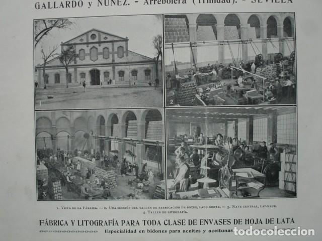 Collecting paper: FABRICA Y LITOGRAFIA GALLARDO Y NU&Ntilde;EZ ARREBOLERA TRINIDAD  SEVILLA .A&Ntilde;O 1910.17X12