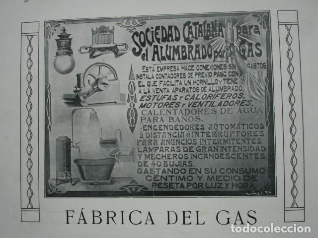 Collecting paper: FABRICA GAS SOCIEDAD CATALANA  SEVILLA .A&Ntilde;O 1910. 15X11