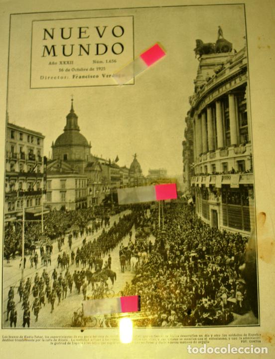 Coleccionismo: PORTADA REVISTA NUEVO MUNDO N&ordm; 1656 16 OCTUBRE DE 1925 LOS BRAVOS DE KUDIA-TAHAR FOTO CORTES