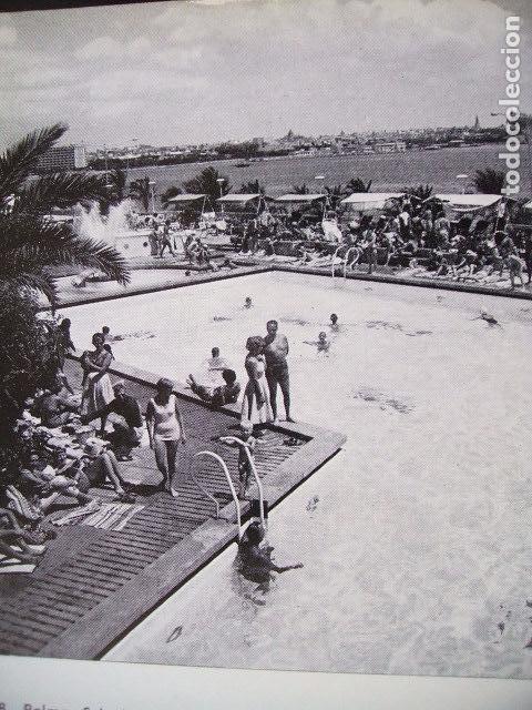 Coleccionismo: PALMA DE MALLORCA PISCINA LAMINA HUECOGRABADO A&Ntilde;OS 50