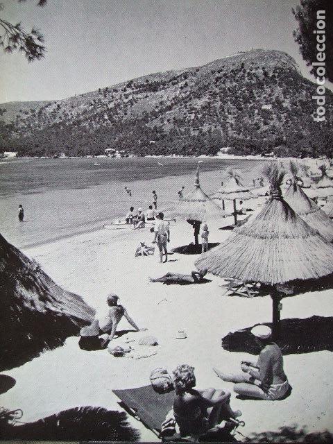 Coleccionismo: CAP FORMENTOR MALLORCA LAMINA HUECOGRABADO A&Ntilde;OS 50