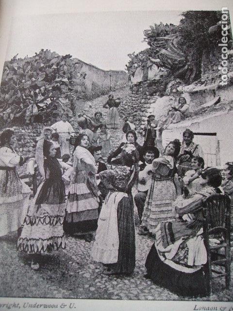 Sammelleidenschaft Papier: GRANADA GITANOS BAILANDO EN EL SACROMONTE LAMINA HUECOGRABADO 1910