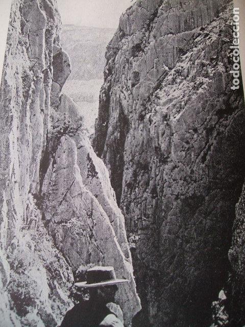 Sammelleidenschaft Papier: MALAGA EL CHORRO LAMINA HUECOGRABADO 1910