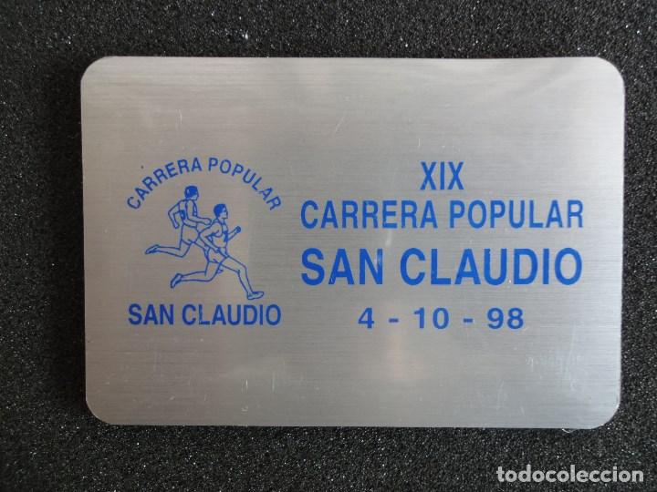 Collecting: Agenda telefonica bolsillo desplegable imantada. XIX Carrera San Claudio (1998)