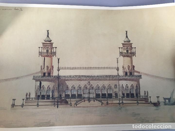 Coleccionismo: Gaud&iacute;, proyecto de embarcadero - Foto 2