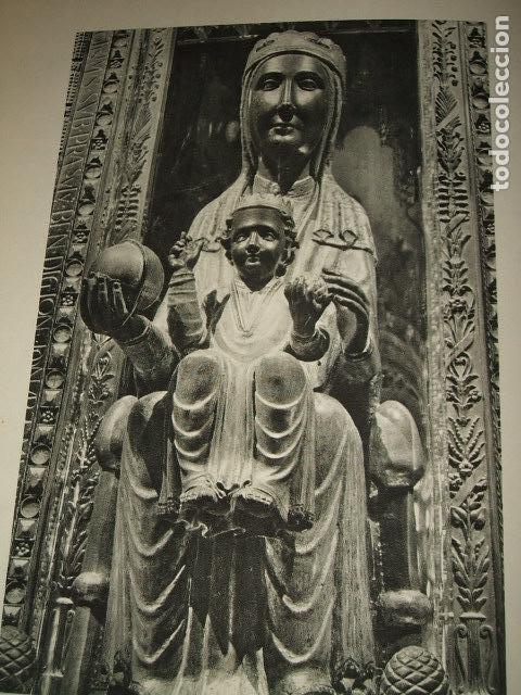 Collezionismo: MONTSERRAT BARCELONA LA VIRGEN ANTIGUA LAMINA HUECOGRABADO A&Ntilde;OS 40