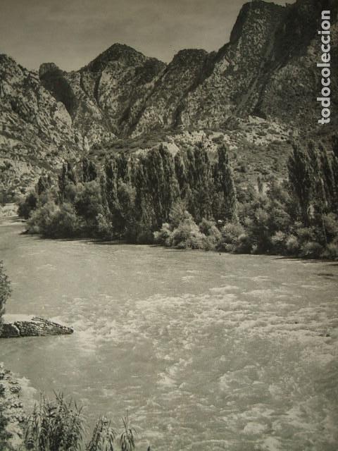 Collezionismo: SOLSONA LERIDA RIO SEGRE ANTIGUA LAMINA HUECOGRABADO A&Ntilde;OS 40