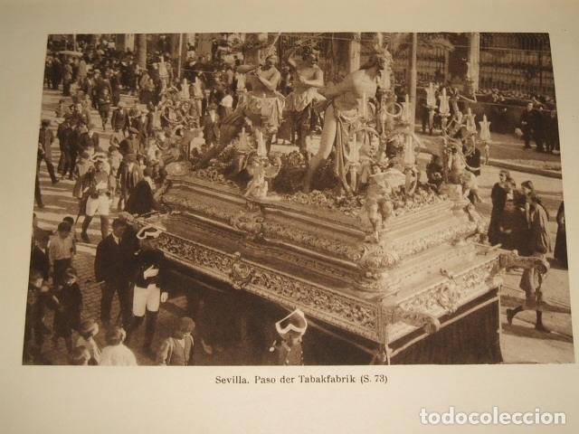 Coleccionismo: SEVILLA SEMANA SANTA PROCESION ANTIGUA LAMINA HUECOGRABADO A&Ntilde;OS 20