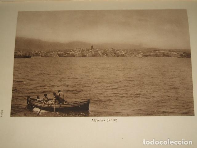 Coleccionismo: ALGECIRAS CADIZ VISTA ANTIGUA LAMINA HUECOGRABADO A&Ntilde;OS 20