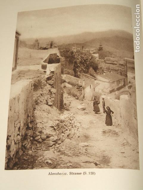 Coleccionismo: ALMU&Ntilde;ECAR GRANADA UNA CALLE ANTIGUA LAMINA HUECOGRABADO A&Ntilde;OS 20
