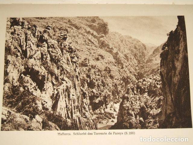 Collecting paper: MALLORCA TORRENTE DE PAREYS ANTIGUA LAMINA HUECOGRABADO A&Ntilde;OS 20