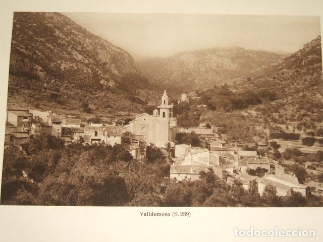 Collecting paper: VALLDEMOSA MALLORCA VISTA ANTIGUA LAMINA HUECOGRABADO A&Ntilde;OS 20