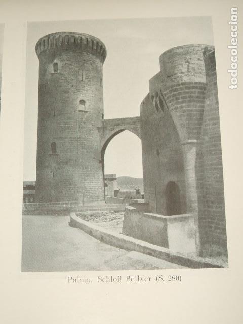 Coleccionismo: PALMA DE MALLORCA CASTILLO DE BELLVER ANTIGUA LAMINA HUECOGRABADO A&Ntilde;OS 20