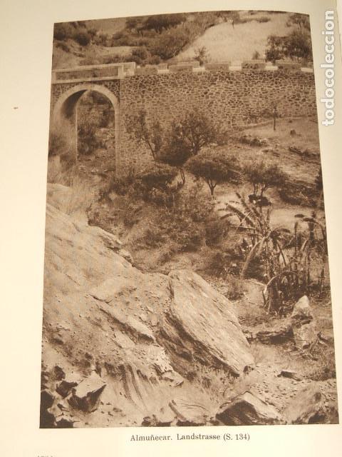 Coleccionismo: ALMU&Ntilde;ECAR GRANADA PAISAJE ANTIGUA LAMINA HUECOGRABADO A&Ntilde;OS 20