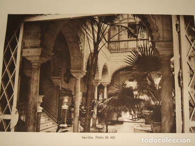 Coleccionismo: SEVILLA UN PATIO ANTIGUA LAMINA HUECOGRABADO A&Ntilde;OS 20