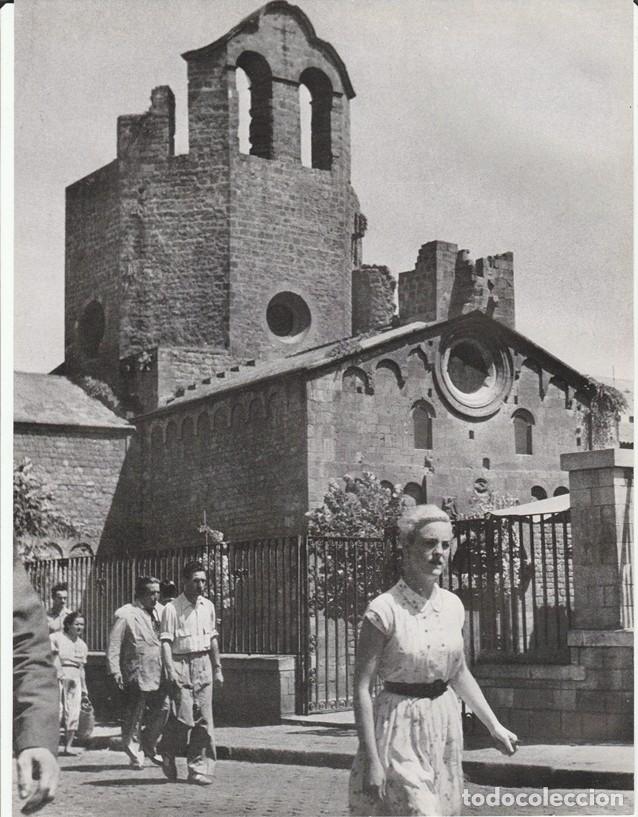 Collectionnisme: BARCELONA ANTIGUA - LAMINA / HOJA RECORTADA - IGLESIA DE SAN PABLO DEL CAMPO - JOYA ARQUITECTONICA