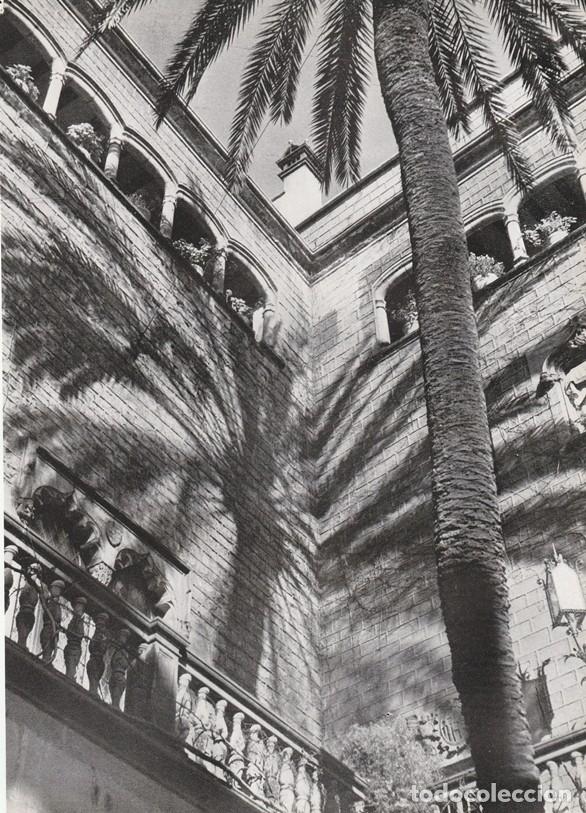 Collectionnisme: BARCELONA ANTIGUA - LAMINA / HOJA RECORTADA - PATIO DE LA CASA DEL ARCEDIANO DESPLA - RENACENTISTA