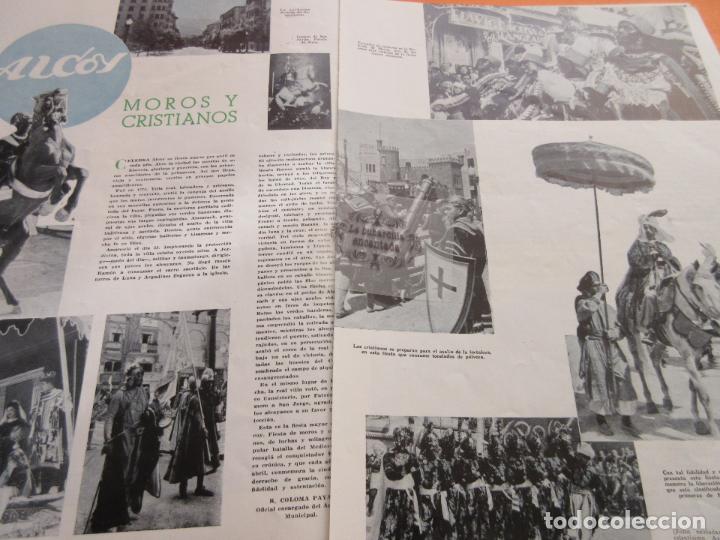 Coleccionismo: ARTICULO 1948 - ANGUIANO RIOJA ALTA ZANCOS TRAJES REGIONALES - MOROS Y CRISTIANOS EN ALCOY