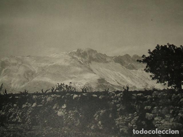 Coleccionismo: DENIA ALICANTE PAISAJE LAMINA HUECOGRABADO A&Ntilde;OS 40