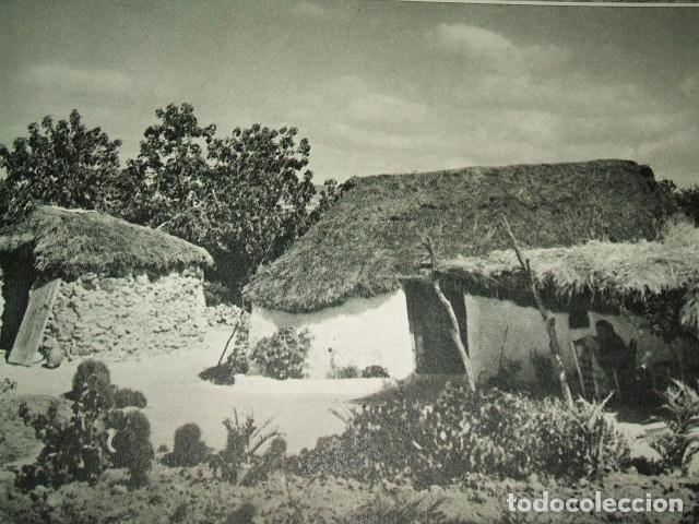 Collecting paper: PROVINCIA DE HUELVA POBLADO LAMINA HUECOGRABADO A&Ntilde;OS 40