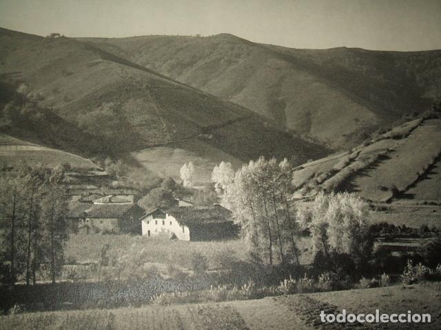 Collecting paper: ELIZONDO NAVARRA PAISAJE LAMINA HUECOGRABADO A&Ntilde;OS 40