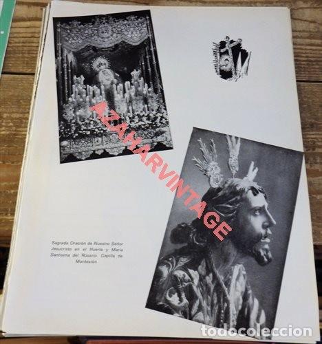 Coleccionismo: SEMANA SANTA SEVILLA,1959, HOJA REVISTA, TITULARES HERMANDAD DE MONTESION, 225X295MM