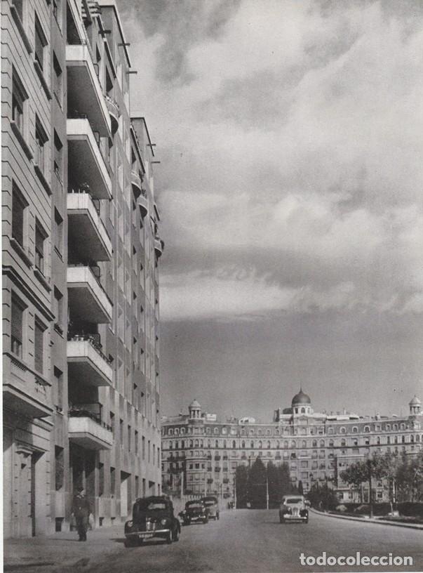 Sammelleidenschaft Papier: BARCELONA ANTIGUA - LAMINA / HOJA RECORTADA -AVDA INFANTA CARLOTA PLZA. CALVO SOTELO - COCHES