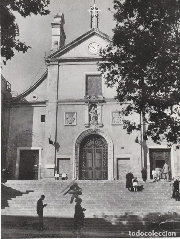 Sammelleidenschaft Papier: BARCELONA ANTIGUA - LAMINA / HOJA RECORTADA - LOS JOSEPETS - CONVENTO CARMELITA IGLESIA XVIII