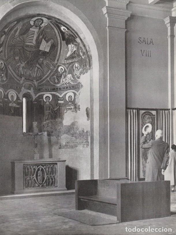 Sammelleidenschaft Papier: BARCELONA ANTIGUA - LAMINA / HOJA RECORTADA - MUSEO DE ARTE DE MONTJUICH -