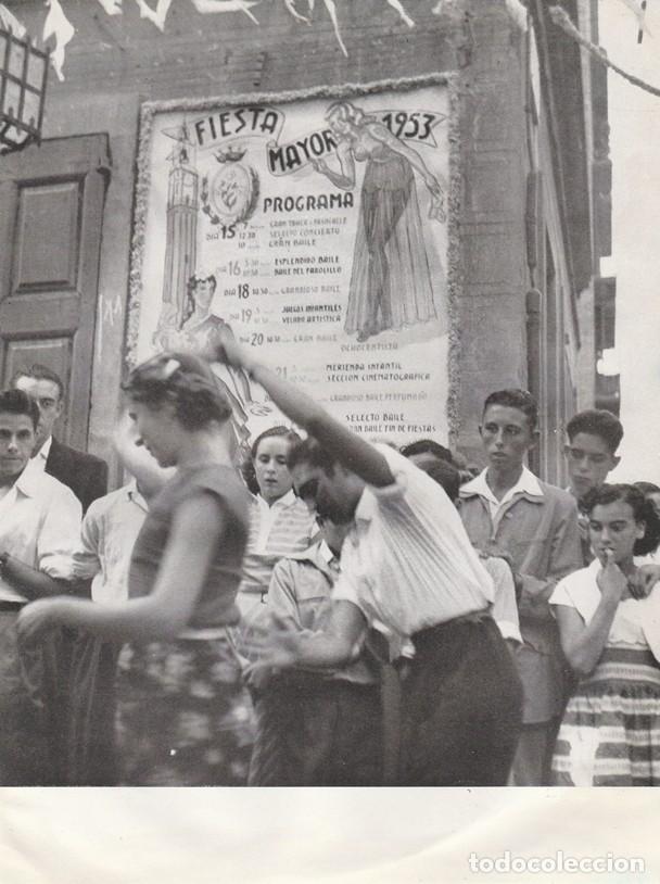 Sammelleidenschaft Papier: BARCELONA ANTIGUA - LAMINA / HOJA RECORTADA - FIESTAS DE GRACIA - FIESTA MAYOR 1953 PROGRAMA MURAL