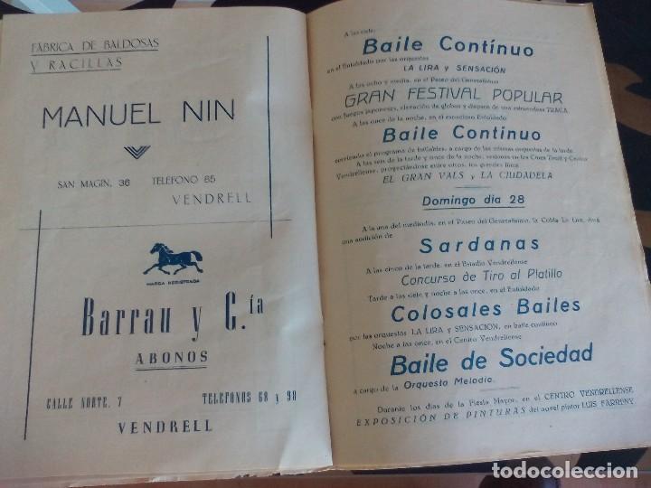 Coleccionismo: Vendrell fiesta mayor 1946 - Foto 3