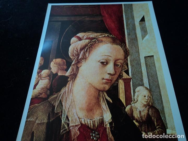 Coleccionismo: lamina de lucrecia buti, madona de fra filippo 24 x 19 cm