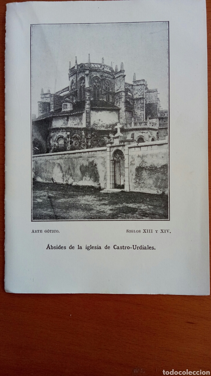 Coleccionismo: Castro Urdiales. &Aacute;bside de la iglesia. 1926.