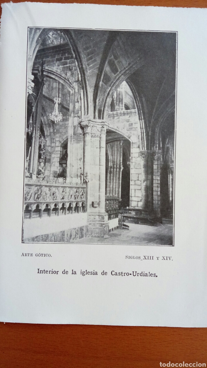 Coleccionismo: Castro Urdiales. Interior de la iglesia. 1926