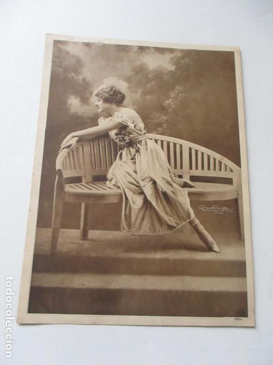 Coleccionismo: ANTIGUA L&Aacute;MINA IMPRESA DE:  SE&Ntilde;ORITA .-23 X 17 CM.