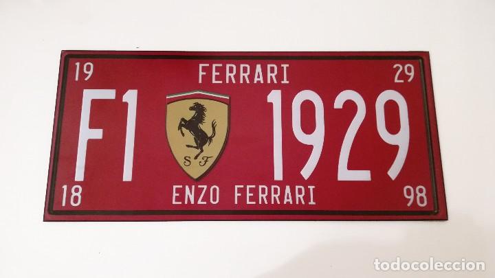 Coleccionismo: TABLERO ESCUDERIA ENZO FERRARI F1 1929