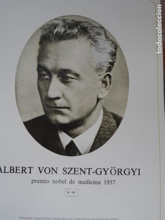 Coleccionismo: ALBERT VON SZENT.GY&Ouml;RGYI  PREMIO NOBEL MEDICINA 1937 ANVERSO FOTO REVERSO BIOGRAFIA