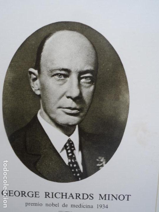 Coleccionismo: GEORGES RICHARDS MINOT PREMIO NOBEL MEDICINA 1934  ANVERSO FOTO REVERSO BIOGRAFIA