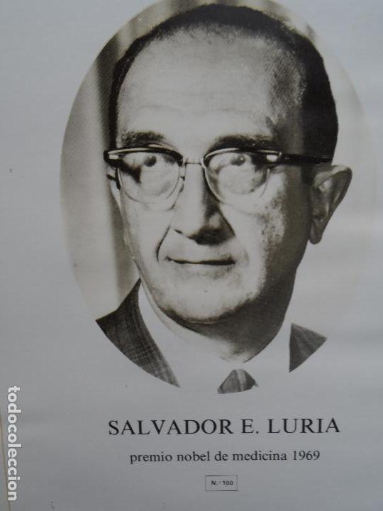 Coleccionismo: SALVADOR E. LURIA  PREMIO NOBEL MEDICINA 1969  ANVERSO FOTO REVERSO BIOGRAFIA